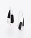Sterling Silver Onyx & Mother of Pearl Earrings