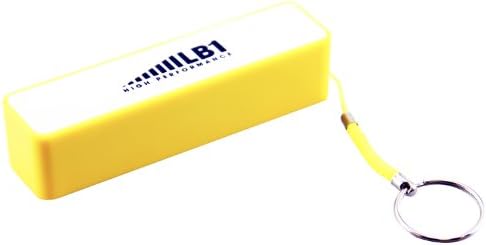 LB1 High Performance New Emergency Power Bank for Pantech Vega R3 IM-A850L Portable External Battery 2200mAh 5V/1A Mini Universal Power Bank with Key Chain (Yellow)