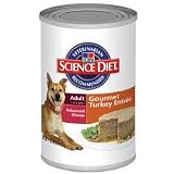 Hill's Science Diet Adult Advanced Fitness Gourmet Turkey Entree Dog Food - 13-Ounce Can (Pack of 12)