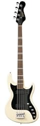 Hofner CT Series Artist Bass; Electric Guitar; White