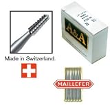 Economy Pointed Fissure Burs 1.8mm 6pack