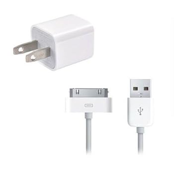Set A Shopping Price Drop Alert For Wall AC Charger USB Sync Data Cable for iPhone 4, 3GS, and iPod