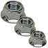 Bolt Motorcycle Hardware Metal Locking Nuts - M8 x 1.25/--