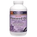 TruNature Organic Flaxseed Oil 1,300 mg - Omega 3, 6 & 9 - 300 Softgels