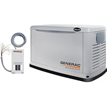 Generac Guardian Series 5505 17,000 Watt Air-Cooled Propane/Natural Gas Powered Home Automatic Standby Generator with Aluminum Enclosure (CARB Compliant)