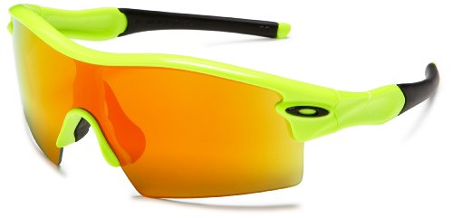 Oakley Men's Radar XL Straight Blades Ret Iridium Sunglasses