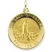 14K Gold Our Lady of Fatima Medal