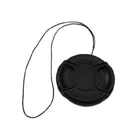 67mm Center Pinch Snap on Front Cap for Lens / Filters