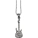 エレキギター スモール ラインストーン ネックレス NECKLACE SM ELECTRIC GUITAR RHINESTONES