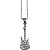 エレキギター スモール ラインストーン ネックレス NECKLACE SM ELECTRIC GUITAR RHINESTONES