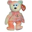 Ty Beanie Babies - Peace the Tye Dyed Bear