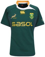 Springbok Test Home Rugby Shirt 2009/11 - XXL 49 Springbok Test Home Rugby Shirt 2009/11 - XXL 49