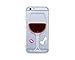 Fifine Liquid Case for Iphone 6/6s,case for Iphone 6/6s,hard Case for Iphone 6/6s, Fashion Creative 3d Design Flowing Liquid Red Wine Glass Red Lip High Heels Clear Back Hard Case Cover for Apple Iphone 6/6s with 4.7 Inch Screen (Red Wine Glass Lips)