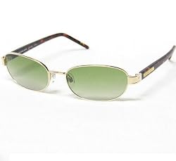 Michael Kors Sunglasses MK18328 Gold and Tortoise Frame with Green Lenses
