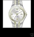 Lorus Men's 2-Tone Expansion Watch, LR3368, Date, SPECIAL, 30 Meter