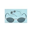 Genuine Jaguar 1920's Style Titanium Sunglasses. Model: 3041-610