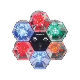 6WAY POD LED DISCO LIGHT SOUND PARTY CLUB DJ MULTICOLOR LIGHT