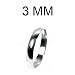 STERLING SILVER WEDDING BAND 3mm