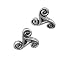 Produkt-Bild: Ohrstecker Kleine Triskele Silber Keltischer Schmuck