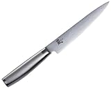 嵐(Ran) スライシングナイフ 180mm 【33層ダマスカス鋼・ステンレス柄...