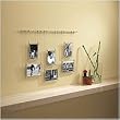 Umbra Trapeze 6-Photo Hanging Frame, Mixed Sizes, Nickel