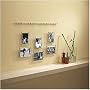 Umbra Trapeze 6-Photo Hanging Frame, Mixed Sizes, Nickel