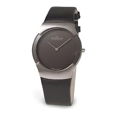 Skagen Herrenarmbanduhr Swiss Slimline Leder 582XLSLM