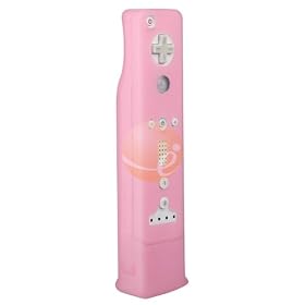 Silicone Skin Case for Wii MotionPlus, Light Pink