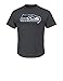 NFL Seattle Seahawks Men's Single-Wing Formation Short Sleeve Basic Tee, X-Large, Charcoal Heather