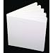 White Hardcover Blank Book 8-1/8X6-3/8