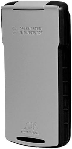 2 Pack Calculated Industries 5022-2 Armadillo Gear Hard Calculator Case - Black and Gray