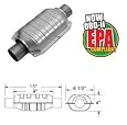 MagnaFlow 91004 Universal Catalytic Converter