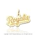 14k Yellow Gold Kansas City Royals Classic Pendant