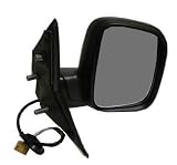 VOLKSWAGEN TRANSPORTER T5 INCL CARAVELLE 2003-2010 ELECTRIC HEATED WING MIRROR BLACK COVER LARGE MIRROR LH SMALL MIRROR RH DRIVERS SIDE