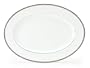Noritake Rochelle Platinum Oval Platter, 14-inches