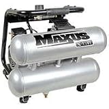 Maxus EX200100RB 0.5 HP 2 Gallon Oil-Free X-LITE Twinstack Air Compressor