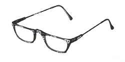 "Silver Fox" Reading Glasses Hand Painted & Hand-Embellished with SWAROVSKI Crystals (+1.00 - +3.00)