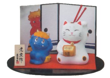 Cover image : 錦彩節分飾り(土鈴)