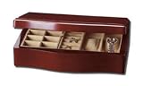 Search : Maple Wood Wave Design Watch & Jewelry Box.