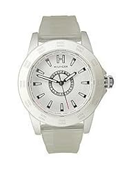 Tommy Hilfiger Semi-transparent Silicone White Dial Womens watch #1781096
