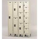 HALLOWELL Ready-Built Lockers - Putty