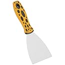 Woodstock D3712 Stainless Steel Scraper, Yellow / Black