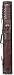 Cuetec 15-8278 Imported Leather Three Cue Case (Brown)