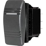 BLUE SEA 8286 SWITCH CONTURA DPDT ON-OFF-ON