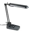 Catalina Lighting 12036001028 Flexible fluorescent organizer lamp, 16-1/5 high, matte black