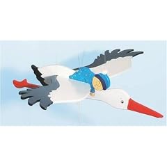 Toys pure Storch mit Baby, Schwingtier