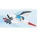 Toys pure Storch mit Baby, Schwingtier