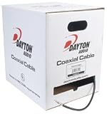 Dayton 3106BF0A RG-6/U Quad Shield Copper Clad 500 ft.