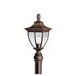 Kichler Lighting - 9562TZG - Outdoor Post Mount - 1 Light Incandescent - Tannery Bronze w/ Gold Accent