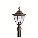 Kichler Amesbury 20.5" Outdoor Post Mount Light Tannery Bronze With Gold Accent